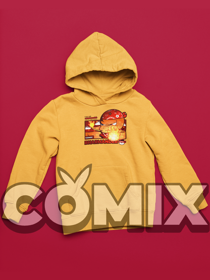 ImPJComics' "Bharmander" Comic Panel Design Hoodie