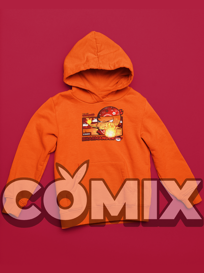 ImPJComics' "Bharmander" Comic Panel Design Hoodie