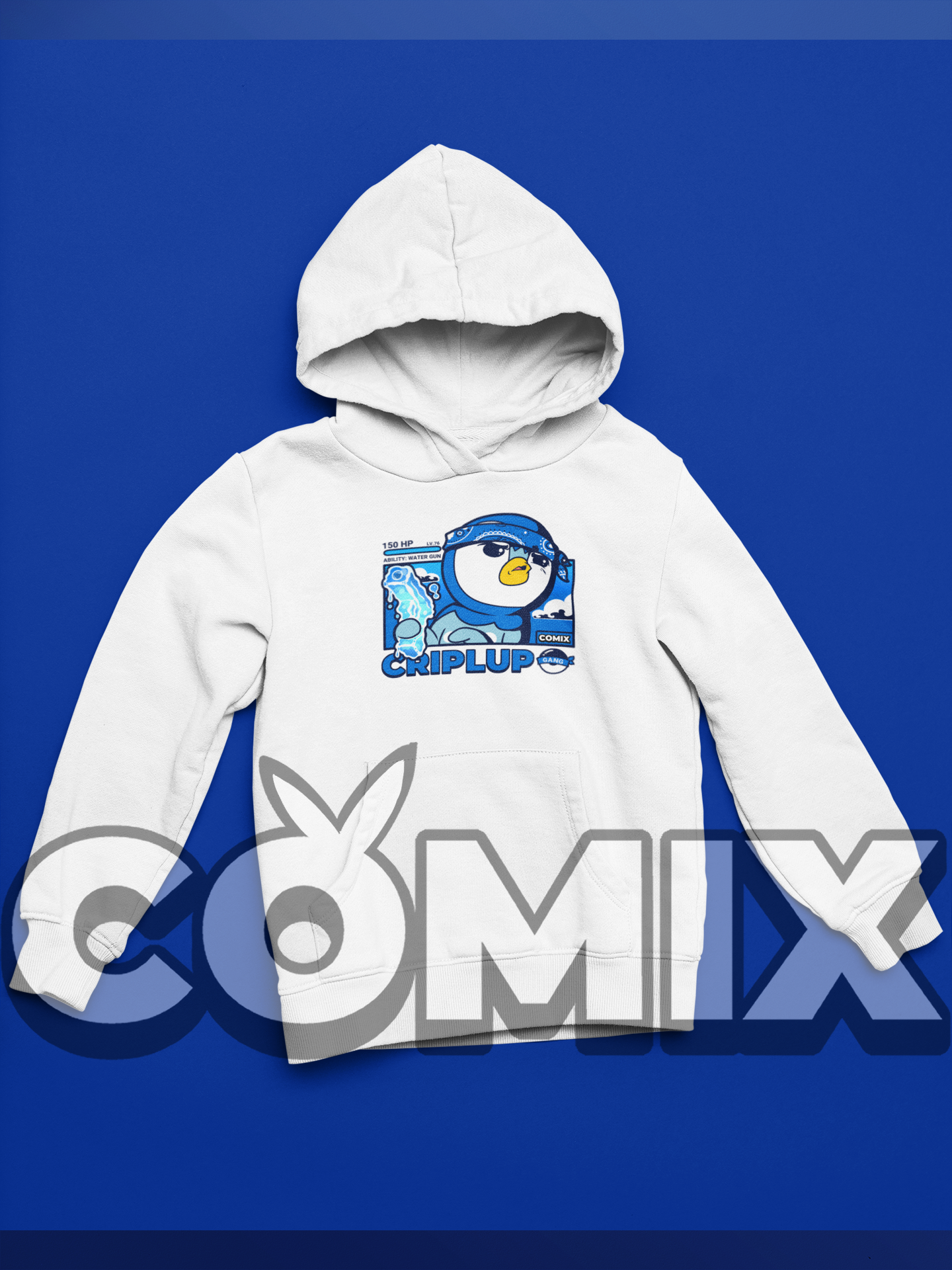 ImPJComics' "Criplup" Comic Panel Design Hoodie