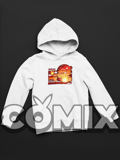 ImPJComics' "Bharmander" Comic Panel Design Hoodie